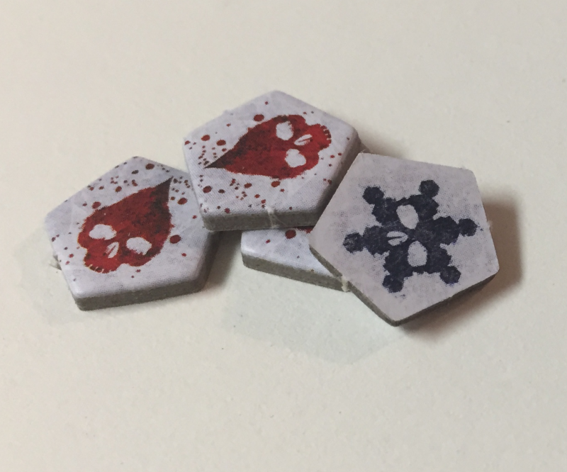 Dead of Winter Wound Tokens - Plain