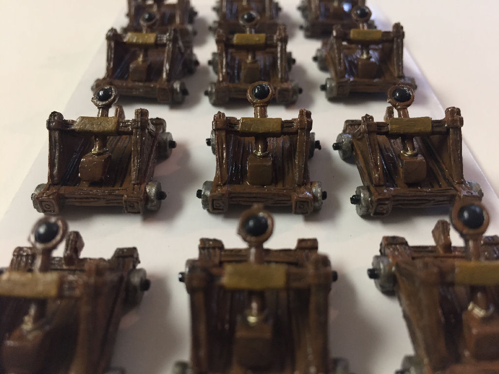 Painted Catapults from Shadows Over Camelot