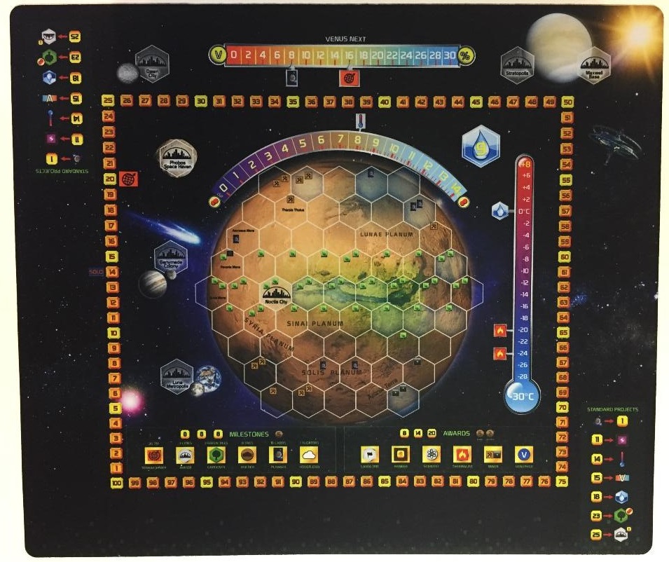 Terraforming Mars Custom Play Mat Sundered Realm